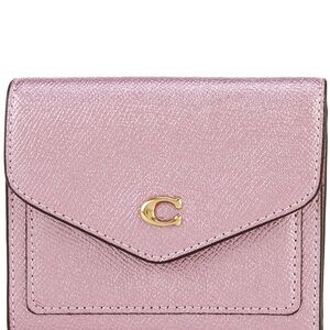 Coach Metallic Pink Wallet